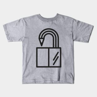 Writer's lock Kids T-Shirt